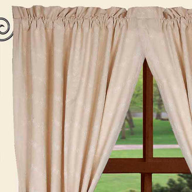 Cream Candlewicking Cream Drapery 86